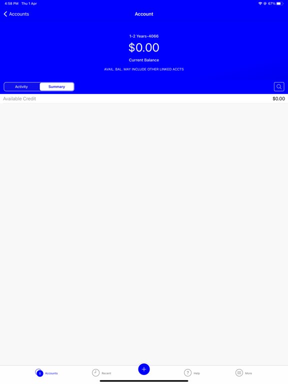 MCCB Mobile iPad screenshot 1 - Finance app