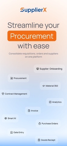 SupplierX screenshot