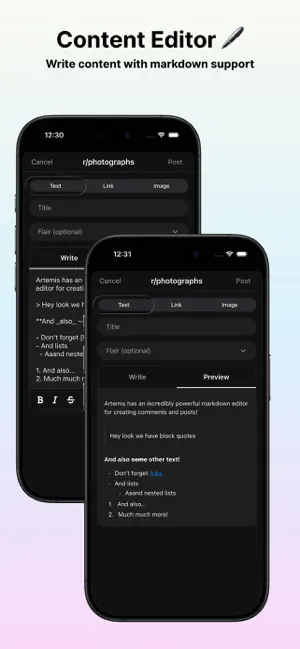 Artemis - read, upvote, post screenshot 4