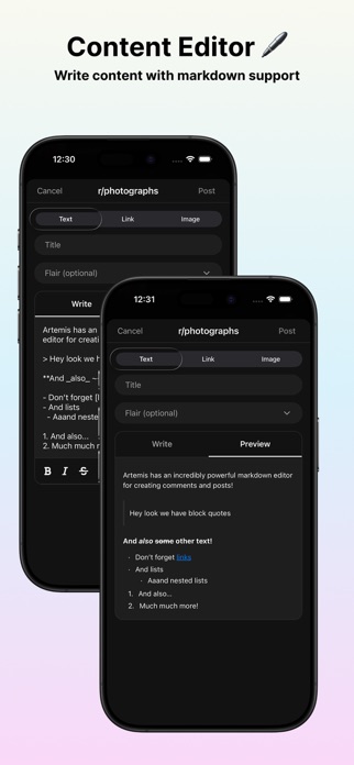 Artemis - read, upvote, post Screenshot 4 of 7