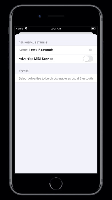 Screenshot #3 pour Bluetooth Midi Motion