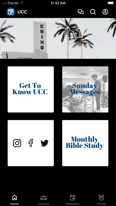 Upward Call Church app screenshot