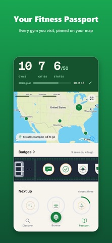 The Gym Atlas iPhone screenshot