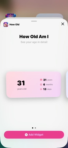 How Old am I - Birthdays & Age iPhone screenshot