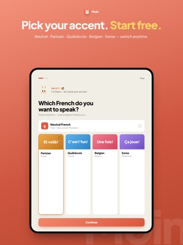 Moin - Learn & Speak German iPad screenshot