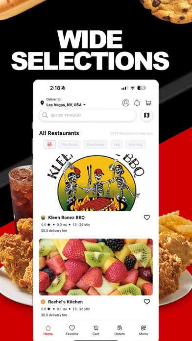 YUM2GO - CUSTOMER Screenshot