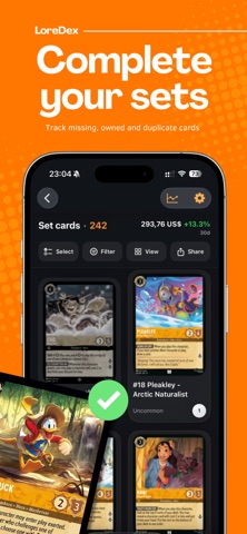 LoreDex – TCG Lorcana iPhone screenshot