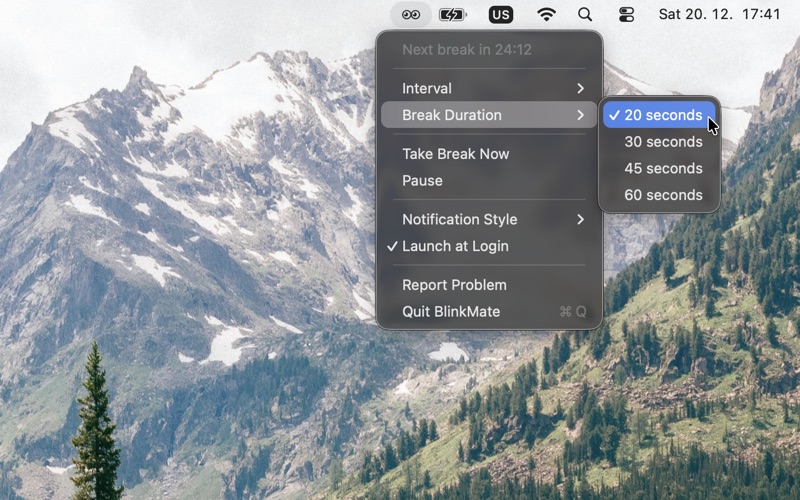 App screenshot