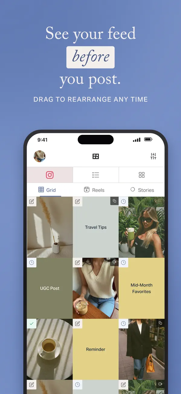 Screenshot #1 pour Planoly: Social Media Planner
