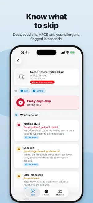 Picky: Food Ingredient Scanner screenshot 1