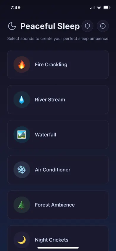 Sleep Sounds Relaxation screenshot 2