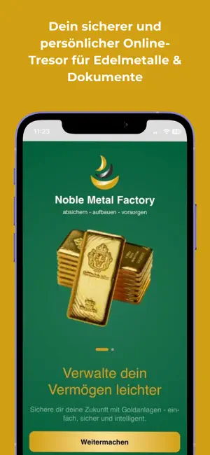 Noblex21 - Dein Gold-Depot! screenshot 1