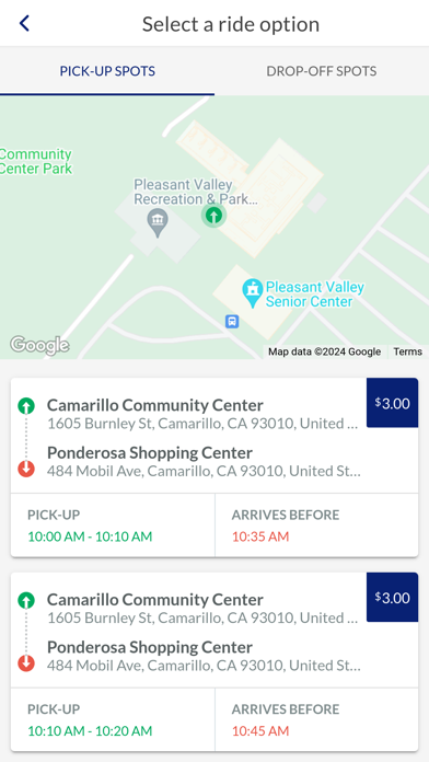 Camarillo Area Transit Screenshot