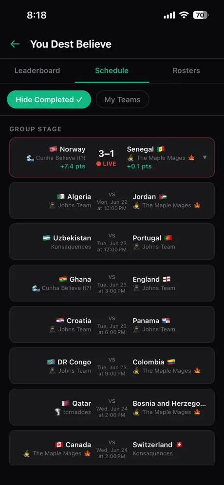 Draft Pool screenshot 3