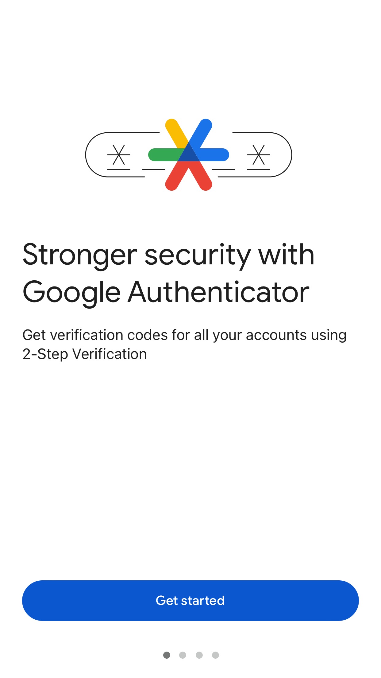 Google Authenticator screenshot