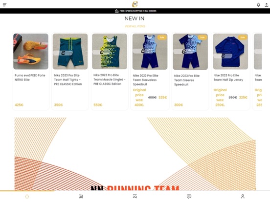 TFC - Trackandfieldclothes iPad screenshot 3 - Shopping app