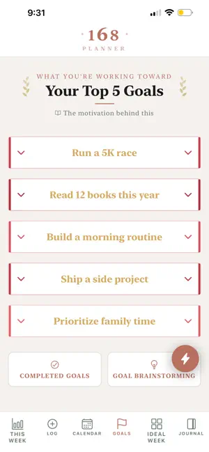 168 Planner screenshot 1