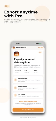 MoodTrace: Mood Tracker Screenshot 3 of 5