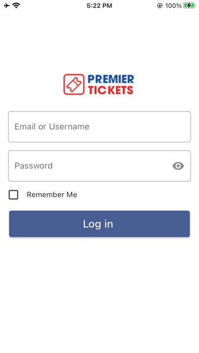 Premier Tickets Promoter Screenshot
