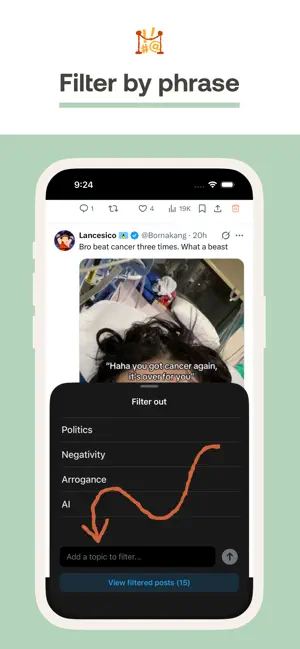 Bouncer: Heal Your Feed screenshot 1