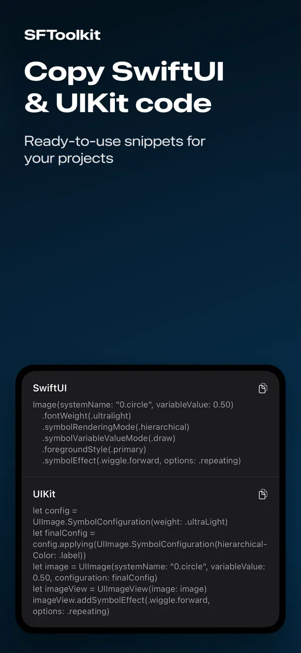 Screenshot #3 pour SFToolkit: SF Symbols Browser