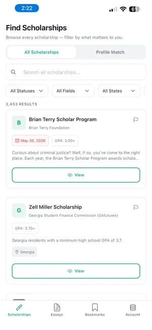 NextGrant screenshot 2