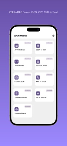 JSON Master: Editor & Viewer Screenshot 1 of 3