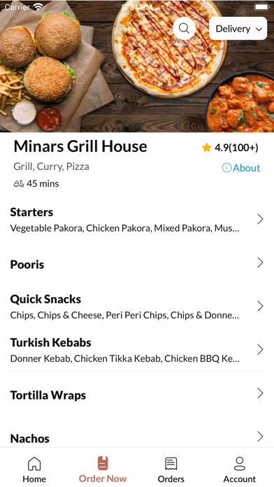 Minars Grill House Screenshot