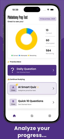 CPT Phlebotomy Prep Guide iPhone screenshot