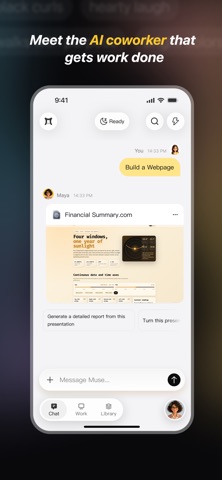MUSE AI: Get Work Done iPhone screenshot 2