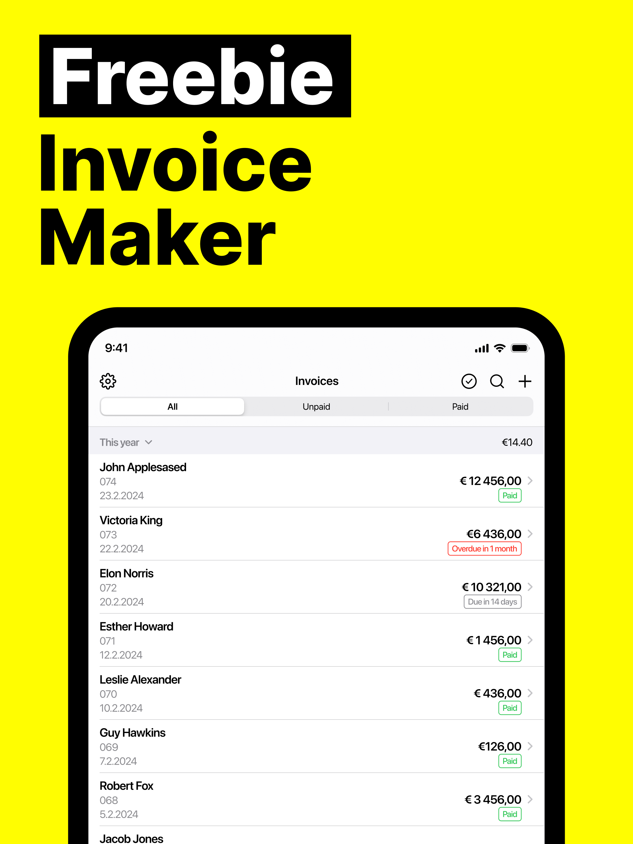 Freebie Invoice Maker screenshot 8