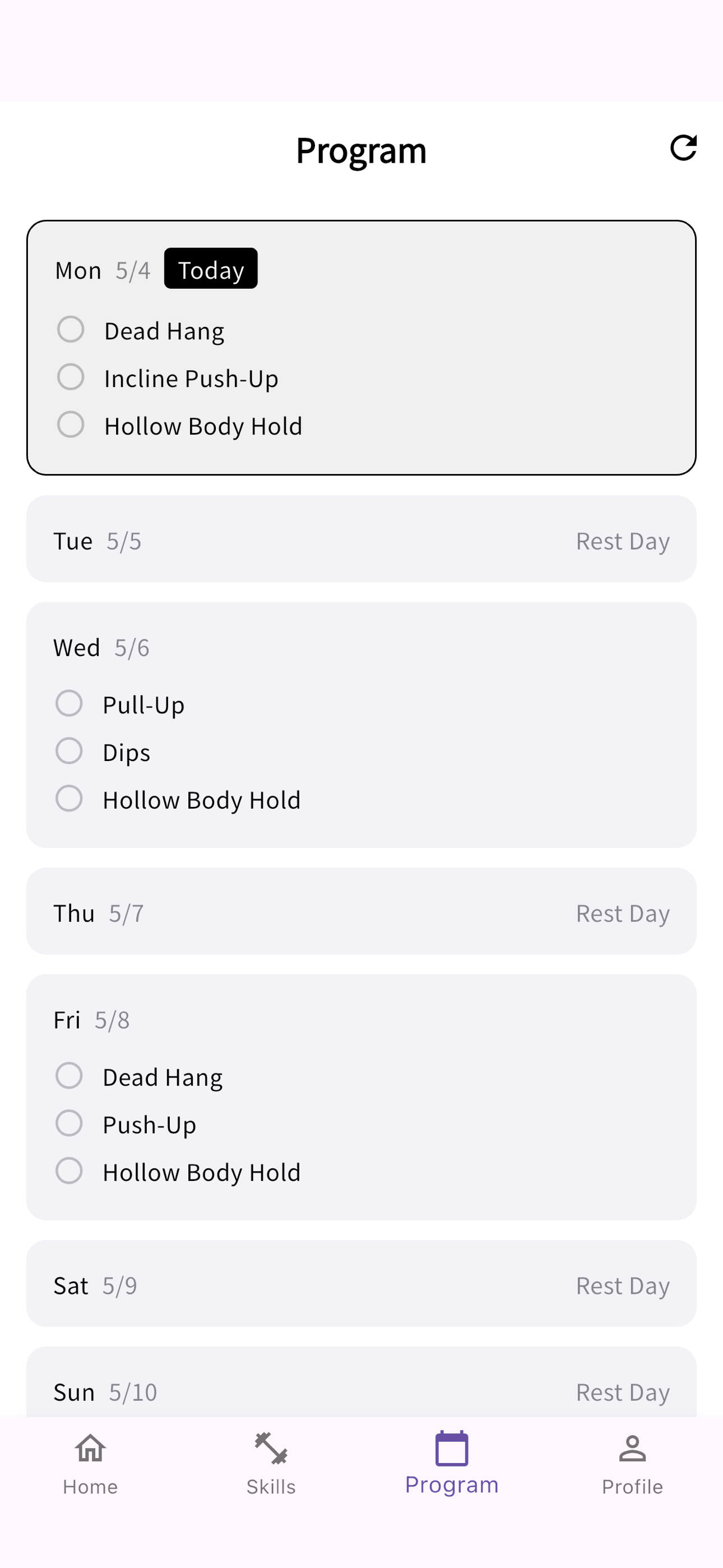 Calisthenics Pro – Workout