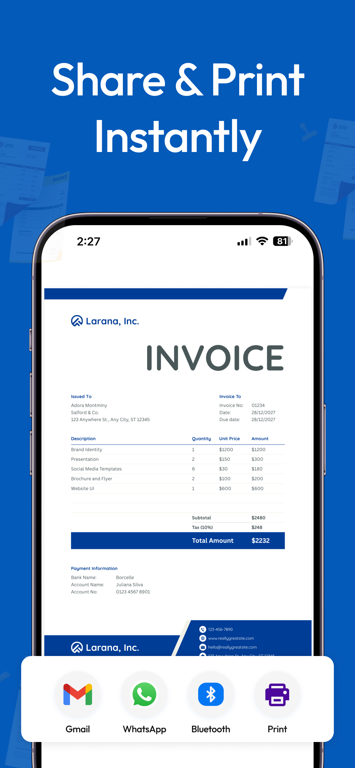 BillFlow – Easy Receipt Maker screenshot 7