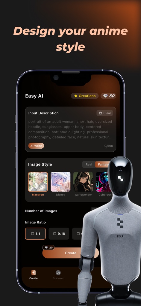 Easy AI - AI Character Bots - App de Entretenimiento | MWM