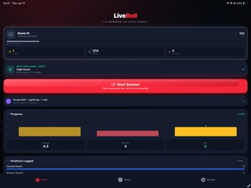 LiveRoll: Jiu-Jitsu AI Coach