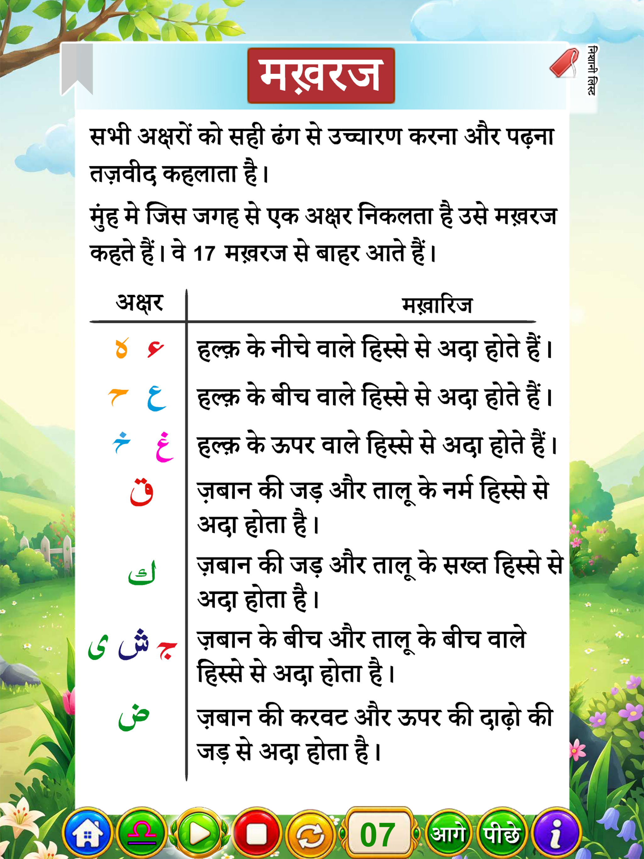 Noorani Qaida in HINDI screenshot 13