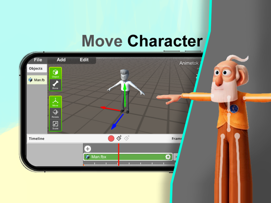 Screenshot #4 pour AnimeTok 3D - animation maker