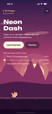 Neon Dash: Fuchslauf screenshot 1