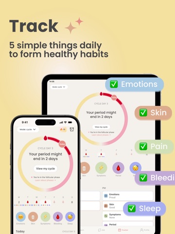 luna: teen health & period app iPad screenshot 5