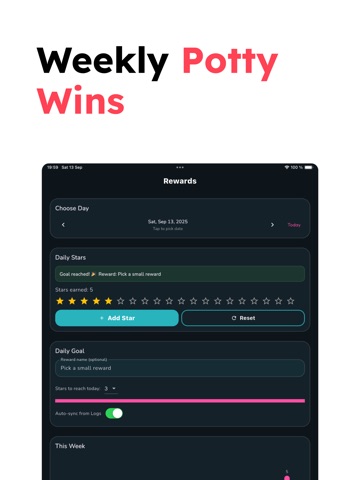 Potty Training App Baby Kid iPad screenshot