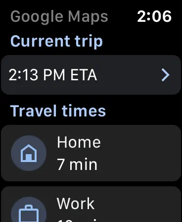 Google Maps Watch screenshot 2