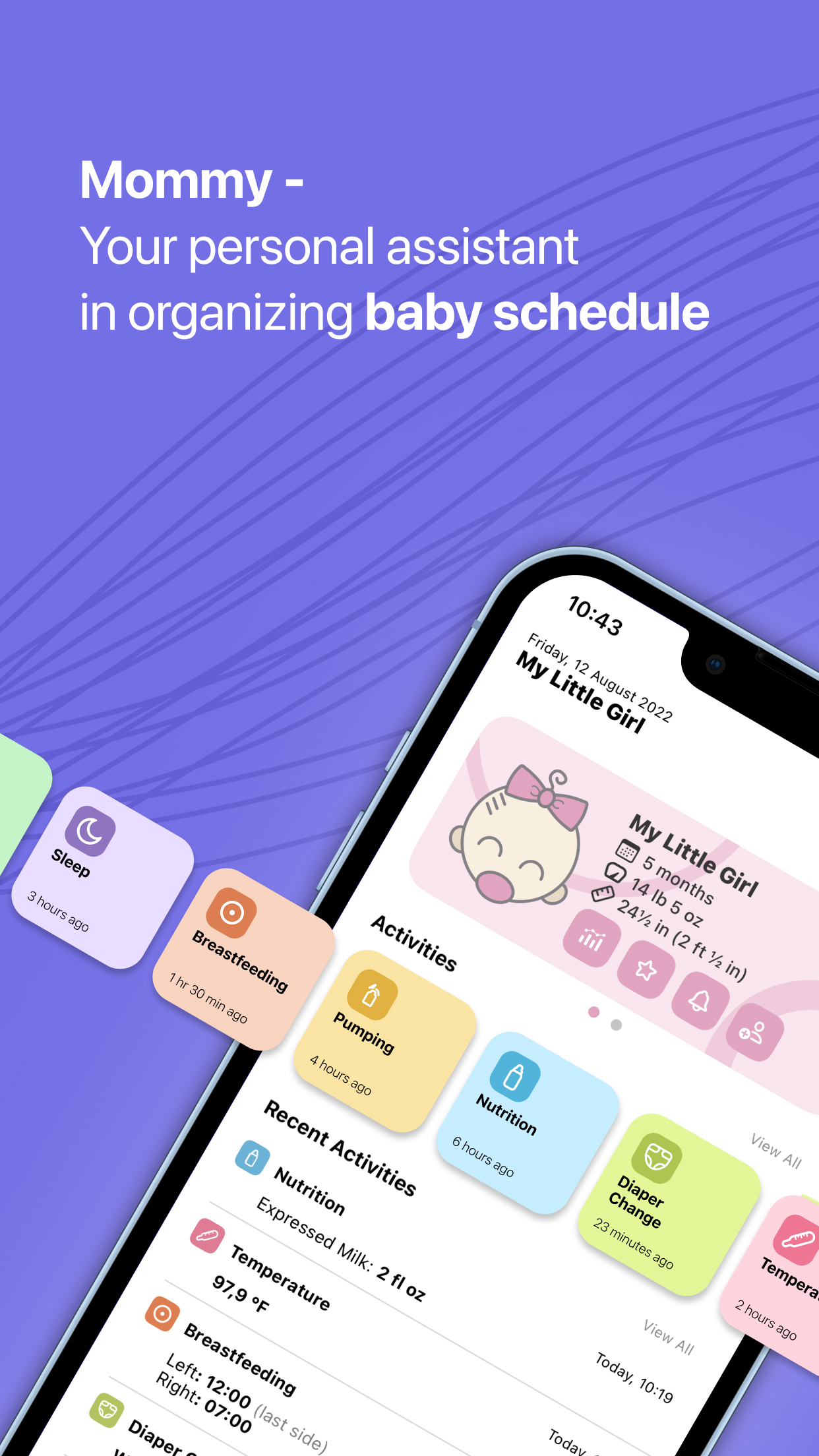 Mommy - Baby Diary Tracker