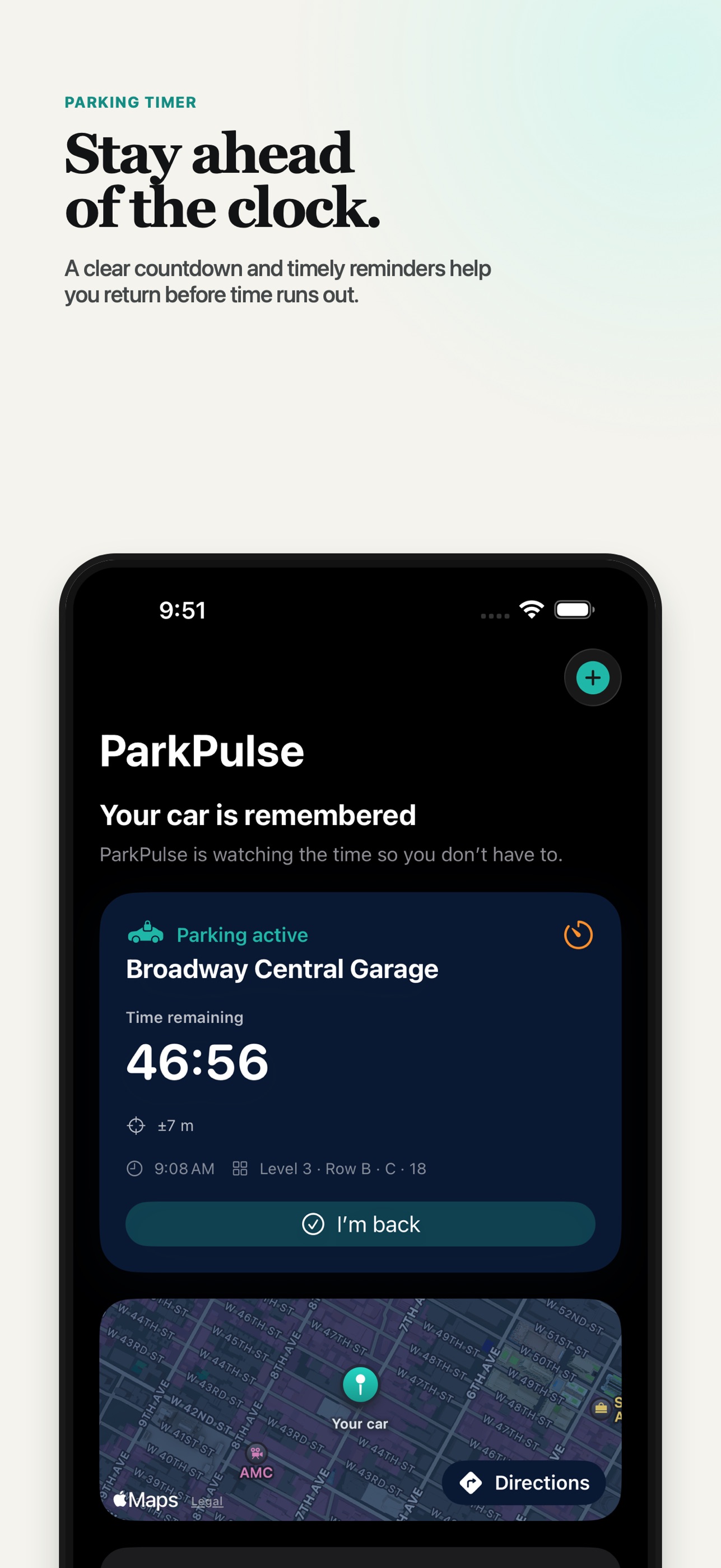 Screenshot 2 of ParkPulse: Parking Timer