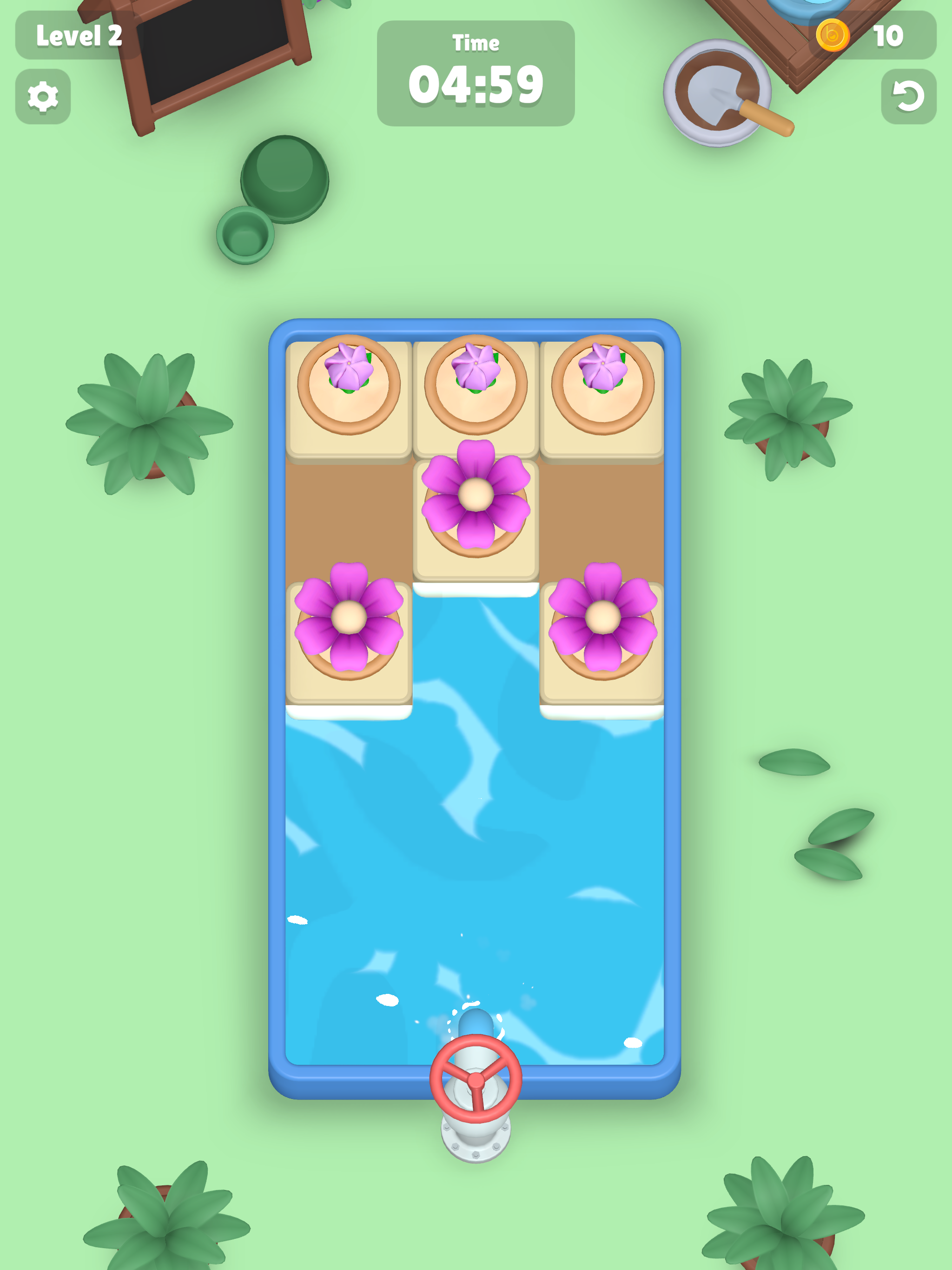 Aqua Blooms