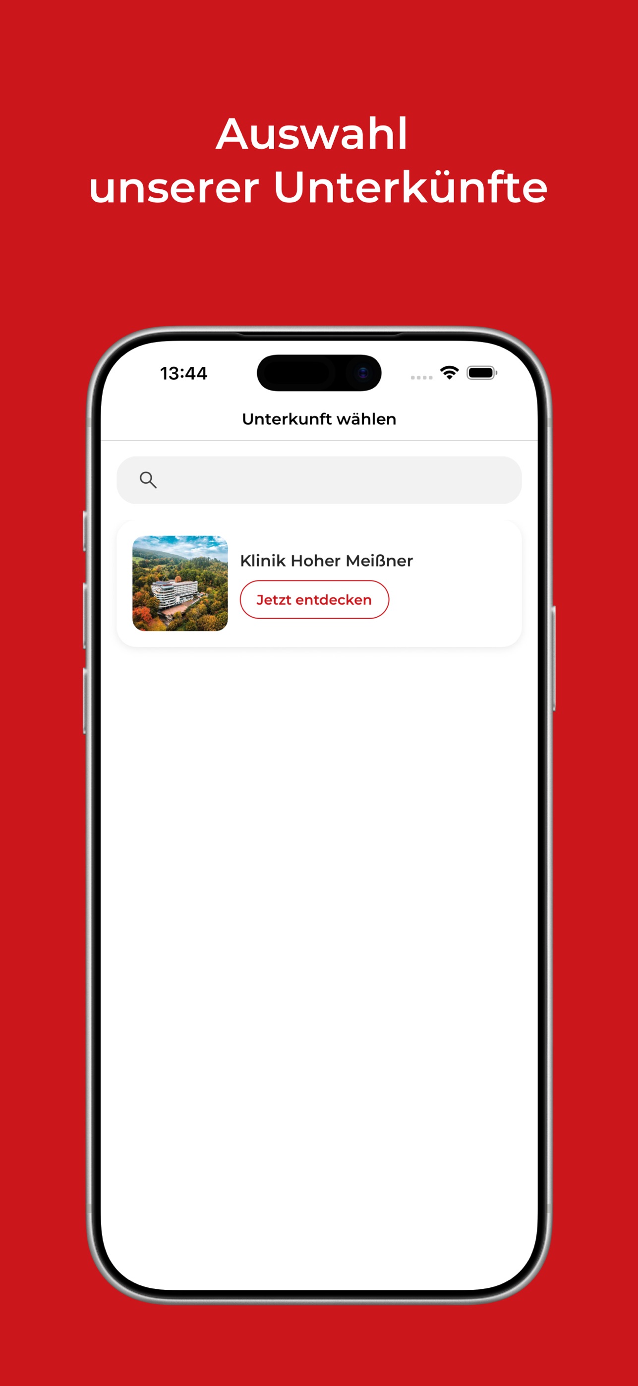 Screenshot 1 of Wicker Patientenportal