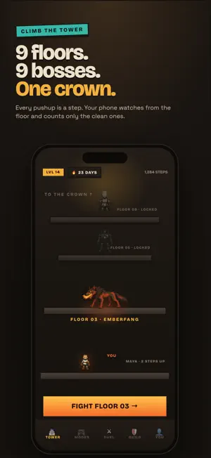 Clash of Pushups: Push Up Duel screenshot 3