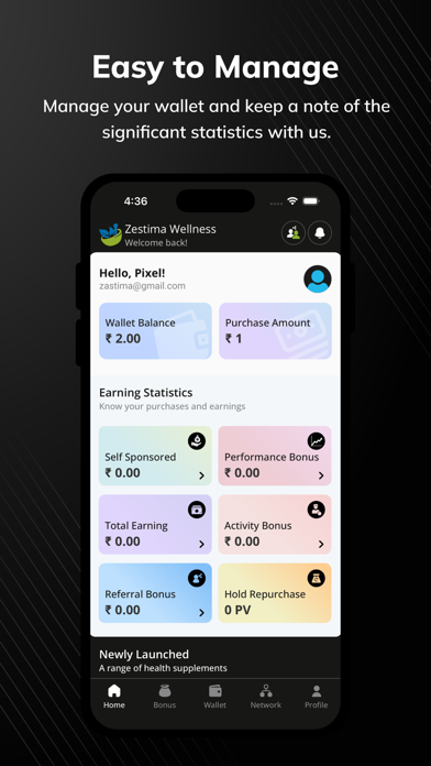 Zestima Wellness iPhone screenshot