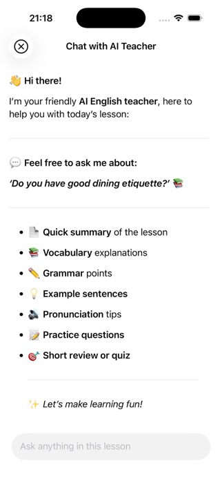 6 Mins English Screenshot 3 of 8