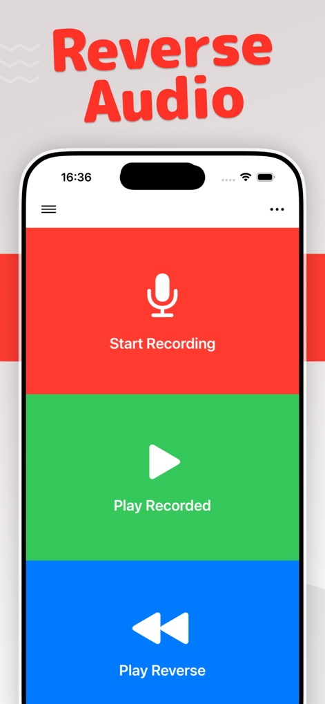 Reverse Singing & Audio - Music App | MWM