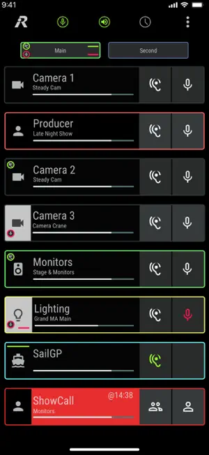 Riedel SmartPanel screenshot 1